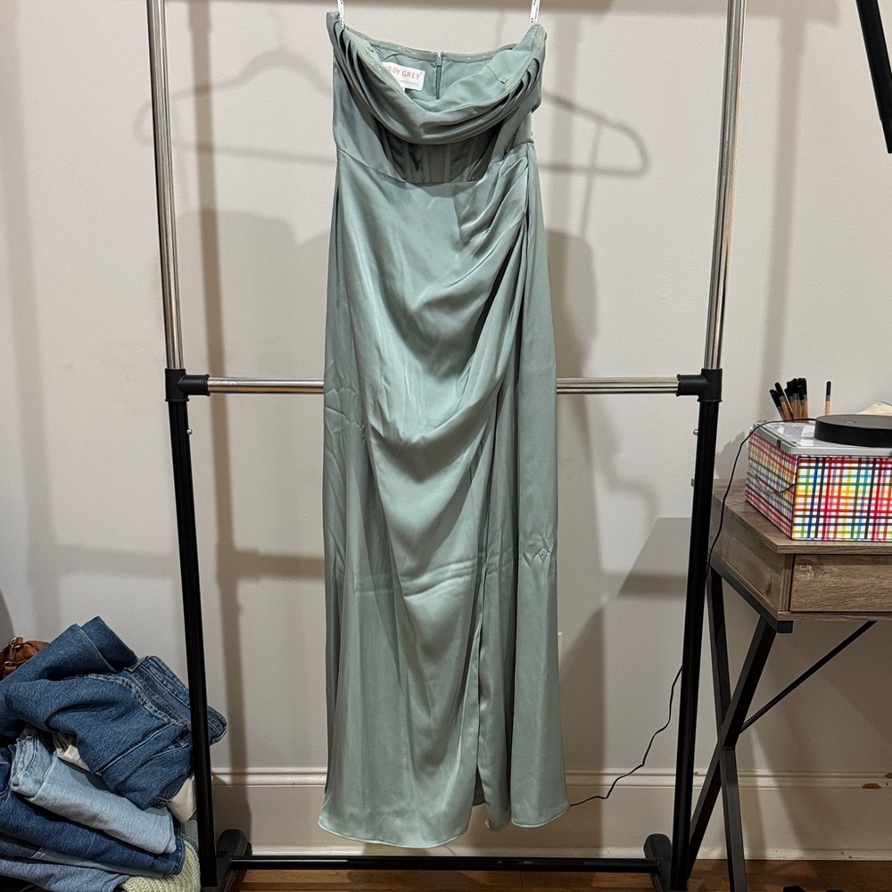Birdy Grey Sage Strapless Dress